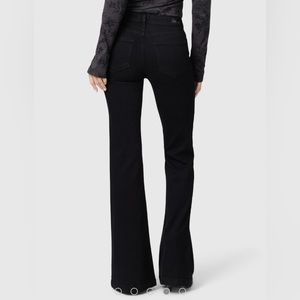 PAIGE denim Genevieve black flare jeans , size 27